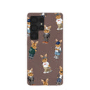 Chocolate Brown Rabbit Friends Samsung Galaxy S25 Ultra Case