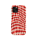 Seashell Red Checks iPhone 12 Pro Max Case