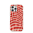 Seashell Red Checks iPhone 15 Pro Max Case