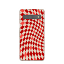 Seashell Red Checks Google Pixel 7a Case
