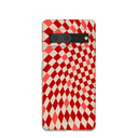 Seashell Red Checks Google Pixel 7 Case