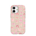 Seashell Rosy Bows iPhone 17 Case