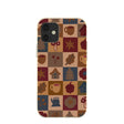 London Fog Rustic Grid iPhone 12 Mini Case