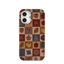 London Fog Rustic Grid iPhone 16 Case