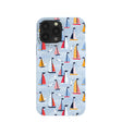 Powder Blue Sails and Seagulls iPhone 13 Pro Max Case