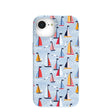 Powder Blue Sails and Seagulls iPhone 16e/17e Case