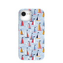 Powder Blue Sails and Seagulls iPhone 16e/17e Case