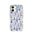 Powder Blue Sails and Seagulls iPhone 17 Case