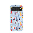 Powder Blue Sails and Seagulls Google Pixel 10/10 Pro Case