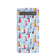 Powder Blue Sails and Seagulls Google Pixel 6a Case