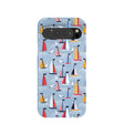 Powder Blue Sails and Seagulls Google Pixel 9 Pro XL Case