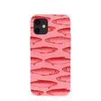Bubblegum Pink Sardine Stream iPhone 12 Mini Case