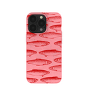 Bubblegum Pink Sardine Stream iPhone 13 Pro Case