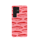 Bubblegum Pink Sardine Stream Samsung Galaxy S25 Ultra Case