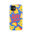 Electric Blue Say Cheese iPhone 12/ iPhone 12 Pro Case