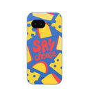 Electric Blue Say Cheese Google Pixel 9a Case