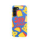 Electric Blue Say Cheese Samsung Galaxy S22 Case