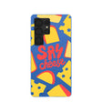 Electric Blue Say Cheese Samsung Galaxy S25 Ultra Case