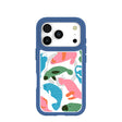 Clear Sea Cows iPhone 17 Pro Case With True Blue Ridge (MagSafe included)