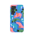 Electric Blue Sea Cows Samsung Galaxy S24 Case