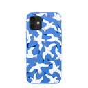 Electric Blue Seagulls iPhone 12 Mini Case