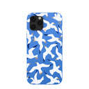 Electric Blue Seagulls iPhone 12 Pro Max Case