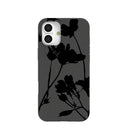 Black Shadow Petals iPhone 16 Plus Case