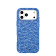 Electric Blue Shark Frenzy iPhone 17 Pro Max Case