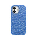 Electric Blue Shark Frenzy iPhone 17 Case