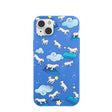 Electric Blue Sheep Dreamers iPhone 14 Plus Case