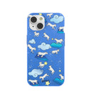 Electric Blue Sheep Dreamers iPhone 14 Case