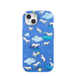 Electric Blue Sheep Dreamers iPhone 15 Case