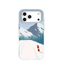Powder Blue Shredding Peaks iPhone 17 Pro Max Case