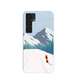 Powder Blue Shredding Peaks Samsung Galaxy S25+(Plus) Case
