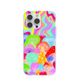 Powder Blue Shroom Spiral iPhone 14 Pro Max Case