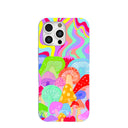 Powder Blue Shroom Spiral iPhone 16 Pro Max Case