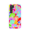 Powder Blue Shroom Spiral Samsung Galaxy S24 Case