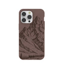 Chocolate Brown Silent Summit iPhone 14 Pro Max Case