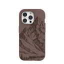 Chocolate Brown Silent Summit iPhone 15 Pro Case