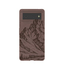 Chocolate Brown Silent Summit Google Pixel 6 Case