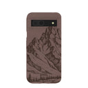 Chocolate Brown Silent Summit Google Pixel 8a Case