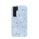 Powder Blue Ski Pass Samsung Galaxy S25+(Plus) Case