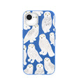 Electric Blue Snowy Owls iPhone 16e/17e Case