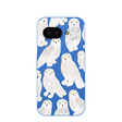 Electric Blue Snowy Owls Google Pixel 9a Case