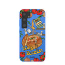 Electric Blue Soup Season Samsung Galaxy S24 Case
