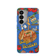 Electric Blue Soup Season Samsung Galaxy S26 Case