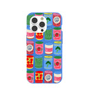 Electric Blue Soup Stories iPhone 14 Pro Case