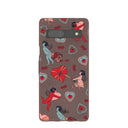 Chocolate Brown Strawberry Cupid Google Pixel 7a Case