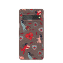 Chocolate Brown Strawberry Cupid Google Pixel 7 Case