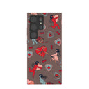 Chocolate Brown Strawberry Cupid Samsung Galaxy S24 Ultra Case